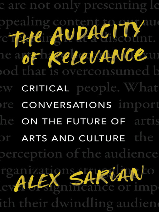 Title details for The Audacity of Relevance by Alex Sarian - Available